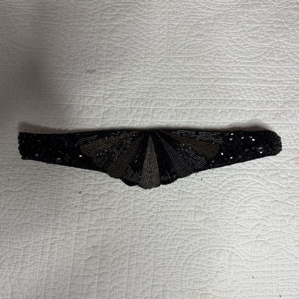 Vintage Speyer Minor Beaded Cumberbund Belt  27” Ladies